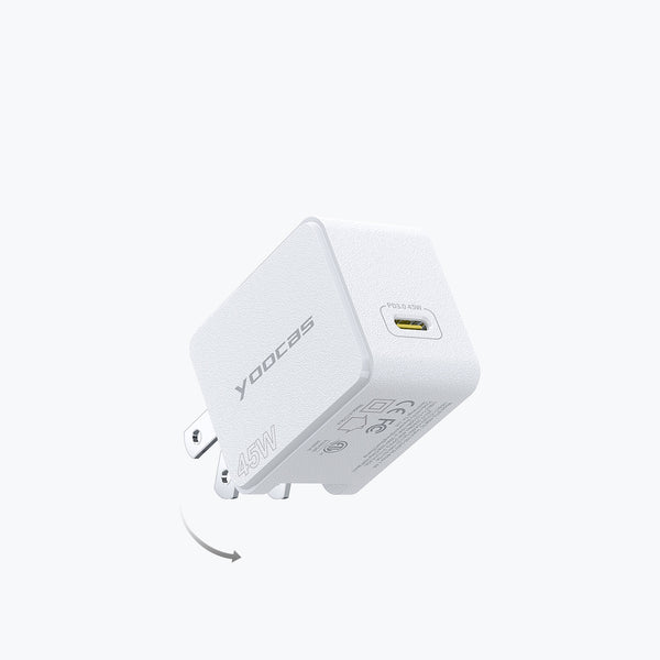 45W Mini GaN Charger with PPS charging-usb c charger Yoocas