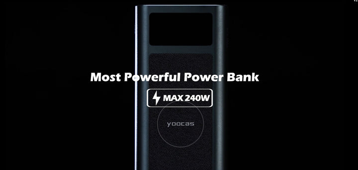 100W Power Bank for laptop-4 Ports PD 240W 25000mAh Power-Bank-Yoocas